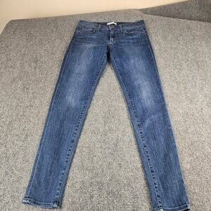 Principle Denim Innovators Womens Skinny Jeans Indigo Blue American Made Size 31